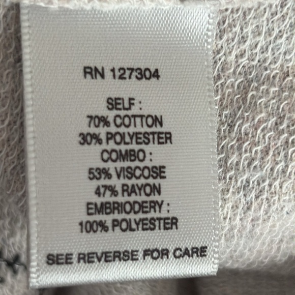 John Mark Peacock Cross Stitched V Neck Long Sleeve Blouse - Size Small - Picture 6 of 7